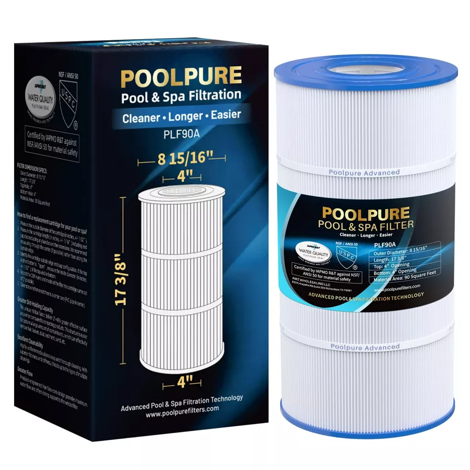 POOLPURE PLF90A Pool Filter Replaces Hayward C900, CX900RE, Pleatco PA90