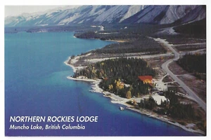 Northern Rockies Lodge Muncho Lake Postcard BC Canada AK Highway - Picture 1 of 2