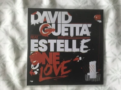 David Guetta feat. Estelle - One Love - Promo CD with promo letter - Image 1 of 3