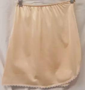 ¿Medio deslizamiento mediano sin marca? Falda vintage medida perfecta encaje delicada coqueta - Imagen 1 de 4