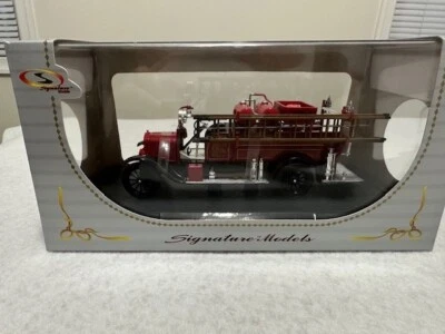 New in Box Signature Models 1926 Ford Model Fire Truck - Mint - Image 1 of 4