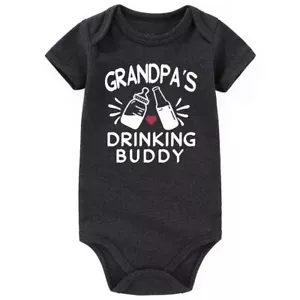 Grandpa Baby Clothes For Girl Boy Gender Neutral Newborn Romper Funny Bodysui... - Picture 1 of 7