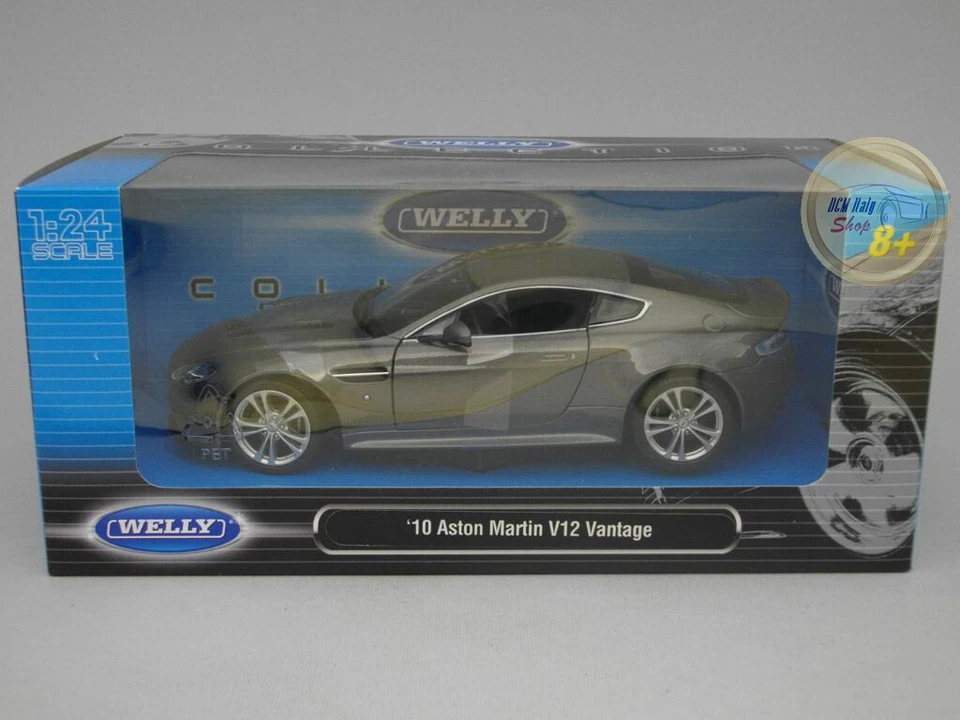 Aston Martin V12 Vantage - Welly 1:24 - WE24017GY - Immagine 1 di 1