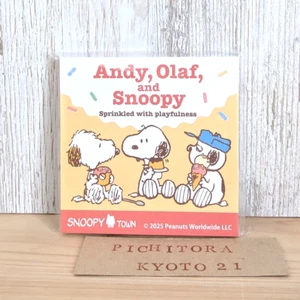 Peanuts Snoopy Town Andy Olaf & Snoopy Brother Fair 2025 4-Layer Block Memo NEW - Picture 1 of 6