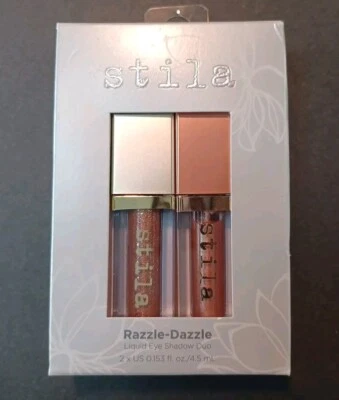 Stila Liquid Eye Shadow Duo "Razzle-Dazzle" 2x0.153 fl oz Bronzed Bell & Jezebel - Image 1 of 4