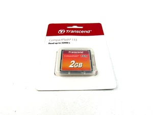 Transcend CompactFlash 133 2GB 30MB/s New - Afbeelding 1 van 2