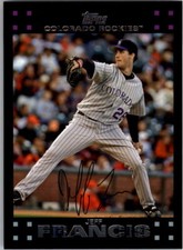 2007 Topps Baseball Pick Complete Your Set #1-250 RC Stars 