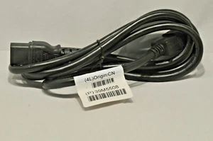 Genuine IBM IEC C13 to C14 13a 125v 250v 2 meter 6 foot Rack Power Cord 39M5508 - Picture 1 of 2