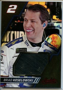 2017 Panini Absolute Racing NASCAR Memorabilia RED Brad Keselowski Tire #14/25