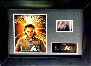 Loki S1 35mm Film Cell Display gerahmt - Cast signiert Memorabilia + COA - Bild 1 von 3