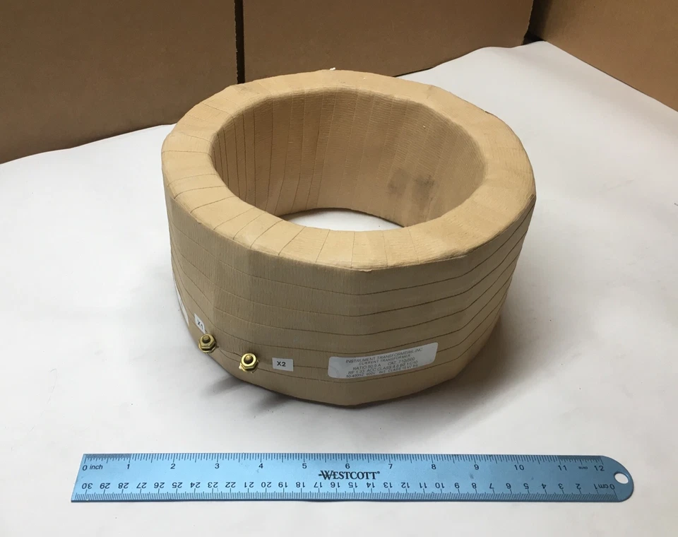 GE ITI - Bushing Current Transformer - Ratio 50:5A - 600v 10kV - Taped & Varnish - Image 1 of 4