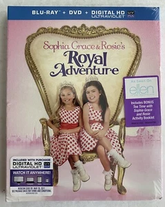 NEW SEALED Sophia Grace and Rosie’s Royal Adventure (Blu-ray + DVD, 2014) - Imagen 1 de 2
