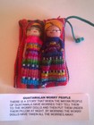 Large  2 Worry Doll Set in purse