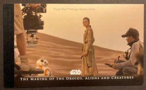 GB 2017 STAR WARS Prestige Stamp Booklet DY23 Droids, Aliens and Creatures - MNH - Picture 1 of 3