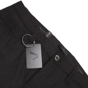 Alberto Neu mit Etikett 5 Taschen Jeansschnitt Hose Größe 38 US Pfeife in dunkelgrau Polyestermischung - Bild 1 von 19