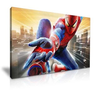 Quadro su tela arte da parete Spiderman decorazione stampa immagine 5 taglie a scelta - Foto 1 di 6