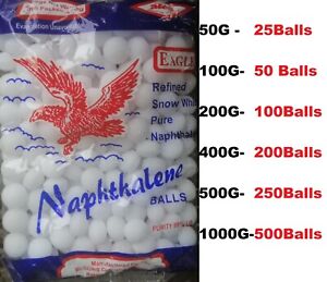 Moth Napthalen Balls  Pest Control Repellent Scented Best Quality  25-500 Balls