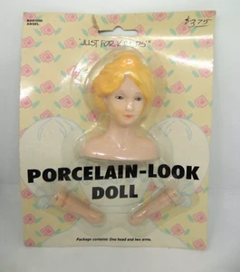 Just For Keeps Porzellan-Look Puppenkopf Arme Set 3" BDH1000 Engel Neu in Verpackung - Bild 1 von 3