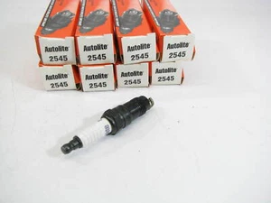 (8) Autolite 2545 Ignition Spark Plugs - Copper Resistor - Picture 1 of 3