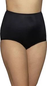 4 pack VANITY FAIR PERFECTLY YOURS RAVISSANT 15712 Nylon Brief Sz -6 /M BLACK - Picture 1 of 3
