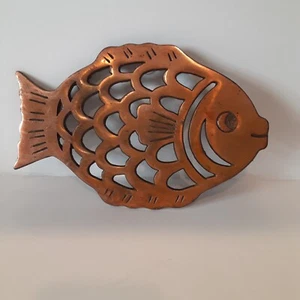 NOTA caprichosa de colección trípode/decoración de pared para peces placa de cobre - Imagen 1 de 7