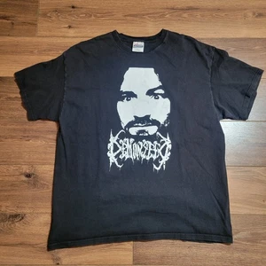 Camiseta Muy Rara De Colección Y2k Charles Manson Demon Seed Hardcore Band XL 5A - Imagen 1 de 5