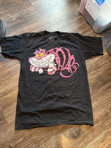 Disney Alicja w Krainie Czarów Czarny T-shirt Rozmiar L - Zdjęcie 1 z 4