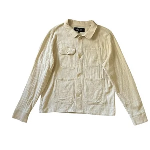Chaqueta Landers Supply House The Heavyweight Linen Chore Off White Talla L - Imagen 1 de 10