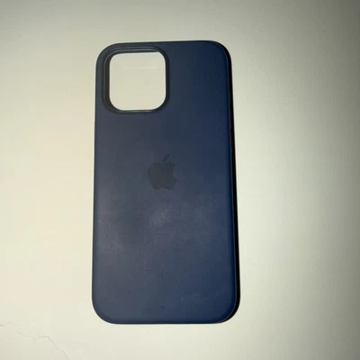 Apple iPhone 16 Pro Max Funda Silicona MagSafe Denim Azul MYU3ZM/A USADA Foto 1 de 4