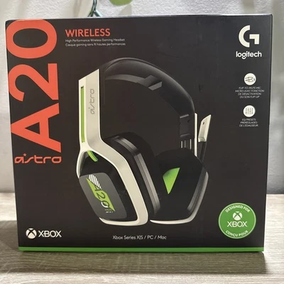 Astro A20 GEN 2 Wireless Gaming Headset - Green/White - Image 1 of 4