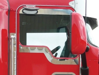 Kenworth W900 T800 T600 T300 Daylite Puerta Bajo Ventana Borde SS JUEGO DE PARES Foto 1 de 3