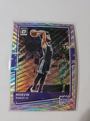 Marvin Bagley III 2020-21 Panini Donruss Optic Basketball Silver Wave Prizm #47 - Image 1 of 2