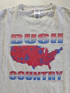 George Bush Campaign 2004 "BUSH COUNTRY" Political T-SHIRT XL - Bild 1 von 5
