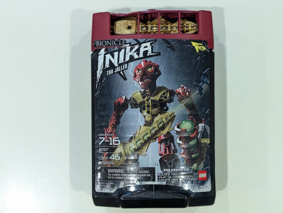 LEGO Bionicle 8727 Toa Inika Jalller, Juego Completo, Hoja de Trabajo Excelente Estado Foto 1 de 1