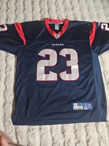 Reebok NFL Houston Texans #23 Arian Foster Men’s On Field Jersey Size 48 Rare - Picture 1 of 10