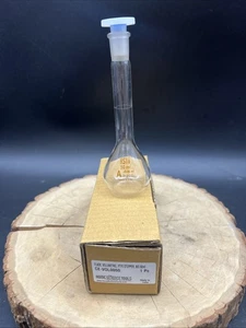 50 mL Class A Volumetric Flask with Stopper PTFE Home Science Tools - Picture 1 of 4