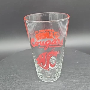 Beer Pint Drinking Glass - WSU Cougars Around Here It's Rainier Washington State - Bild 1 von 12