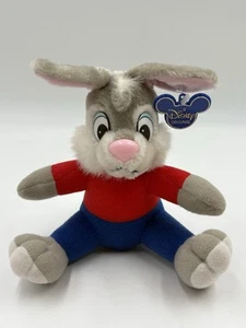 Disney Original Plush Vintage Brer Bunny Rabbit 7” Red Blue Korea Stuffed Animal - Picture 1 of 7