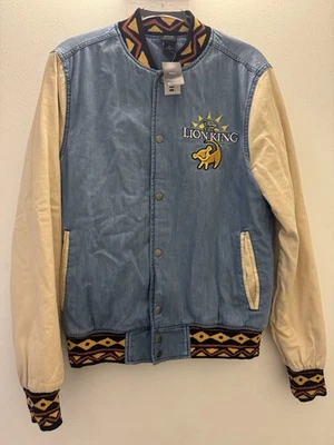 Chaqueta Bomber Denim Disney El Rey León - Talla XS - Nueva Con Etiquetas Foto 1 de 4