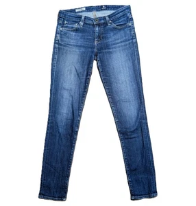 AG Adriano Goldschmied The Stilt Cigarette Leg Jeans Damen Größe 27R Dark Wash - Bild 1 von 6