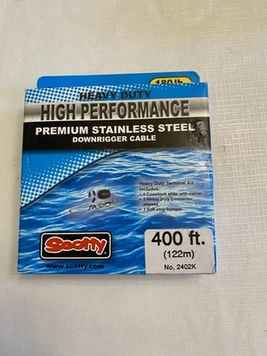 Scotty 400’ Heavy Duty High Performance Stainless Steel Cable, 2402K - Image 1 of 4