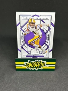 2021 Panini National Treasures Justin Jefferson /75 - Picture 1 of 2
