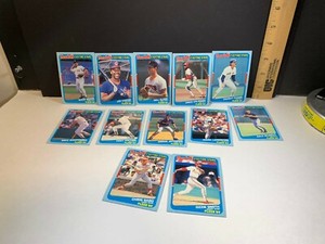 1989 Fleer Exciting Stars 12 Baseball Cards Boggs Gwynn Evans Smith Sabo+