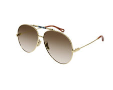 Chloé Sunglasses CH0113S  002 Gold brown Woman