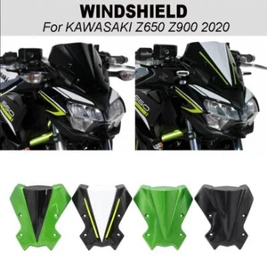 ABS Motorcycle Windshield Windscreen Wind Deflector For KAWASAKI Z900 Z650 2020 - Picture 1 of 14