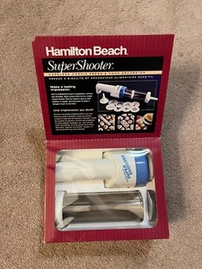 Hamilton Beach SUPER SHOOTER 80000 Cookie Press & Food Decorator - works! - Picture 1 of 18