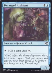 DERANGED ASSISTANT 045/331 FOIL DOUBLE MASTERS 2022 MTG NM (yourdeckbuilder) - Picture 1 of 1