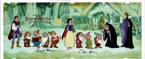 Snow White and the Seven Dwarfs Animation Sericel Disney Signed Frank Ollie OHC - Picture 1 of 2