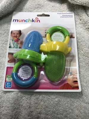 Brand New Munchkin Fresh Food Feeders Yellow-Green - Image 1 of 4
