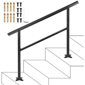 VEVOR Ringhiera Scale a Terra Corrimano Scale Alluminio Giardino per 3-4 Gradini - Imagen 1 de 12